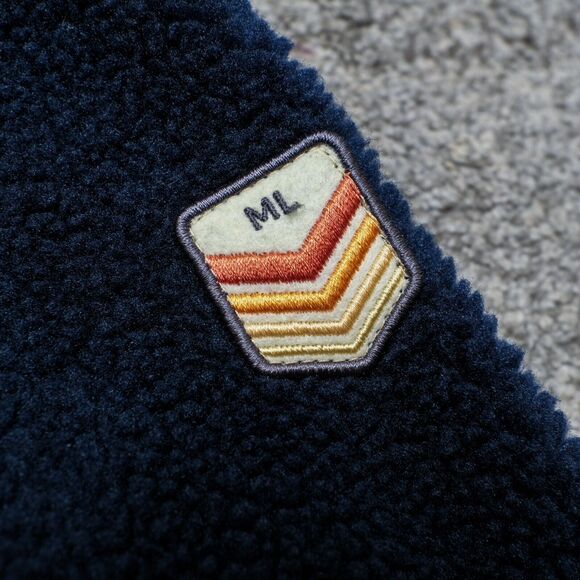 Marine Layer Navy and Cream Performance Jacket - Picture 4 of 6